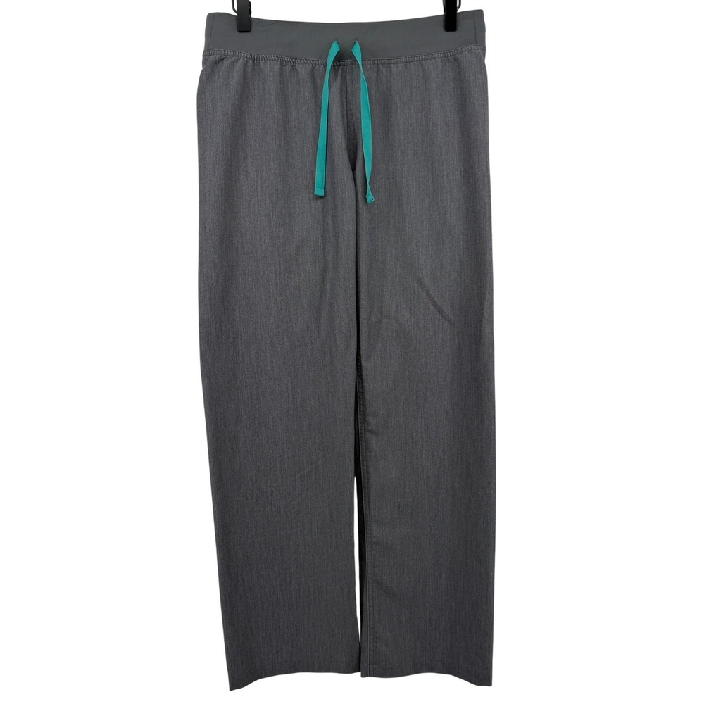 Figs High Waisted Livingston Basic Scrub Pants Graphite Gray Women S/P Petite
